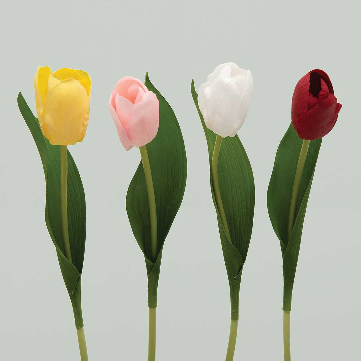 STEM DUTCH TULIP PINK 2IN X 14IN REAL TOUCH - Click Image to Close